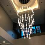 Modern led chandelier living room dining room staircase interior lighting(WH-NC
