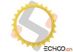 Strong Pressure Resistant BD2G Rear Wheel Sprocket / Yellow Chain Sprocket Set