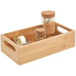 Bamboo Storage Bin with Handles Multifunctional and Customer Logo Storage