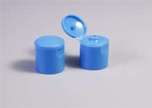 China PP Plastic Flip Top Bottle Caps Navy Blue Color Screw On Type 22 / 415 wholesale