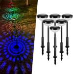 Modern Outdoor Luminaires Solar Flame Garden Light for Courtyard Dynamic