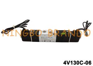 China 4V130C-06 Airtac 1/8'' Pneumatic Solenoid Valve 5/3 Way 24V 220V wholesale