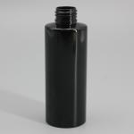 150ml Black Flat Shoulder PET Cosmetic Lotion Bottle