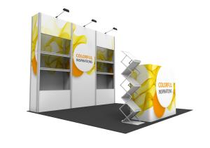 China Trade Show Booth Exhibit Display with LED Light Platform for exhibition wholesale