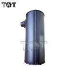 PC300-5 6D108 Bulldozer Engine Exhaust Muffler Aluminium Iron Komatsu Muffler