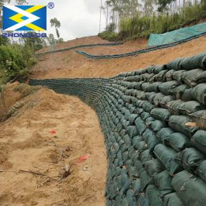 China 40x80cm Geotextile Sandbags Planting Bag For Ecological Slopes Construction wholesale