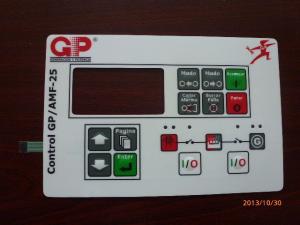 China Thin Film Metal Dome Led Membrane Touch Switch With Silk Screen Printed wholesale