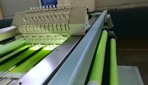 China Low Noise Double Transverse Embroidery Machine Stitch Length 50.8mm wholesale