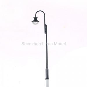 China metal lamppost--steel light post,1:150scale yard lamps,metal model lights,ho model lamppost wholesale
