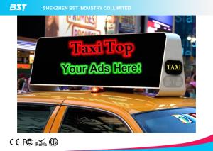 China Commercial Taxi Rooftop Advertising Led Display 40000dots/Sqm , High Brightness wholesale