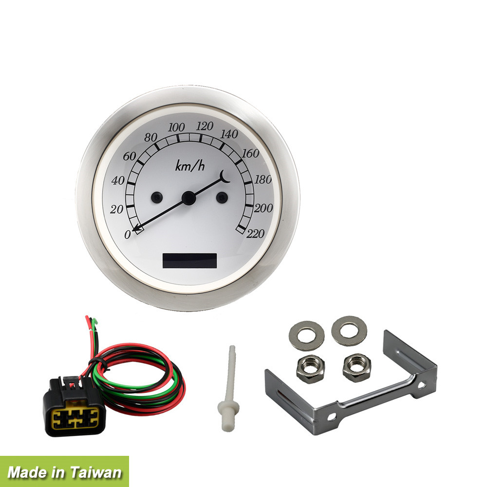 15mm Thick 2V DC Black Face Yacht Instrument Marine Dash Gauges