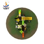 Community Kids Backyard Slide 970 * 630 * 440 Cm High Temperature Baking