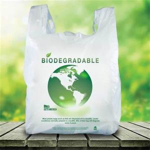 China 20mic Biodegradable Plastic Shopping Bags Transparent Biodegradable Grocery Bags wholesale