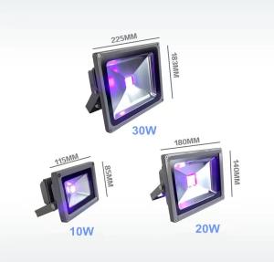 China IP66 Outdoor UV Flood Light Air Cooling With 500mm Emitting Distance wholesale