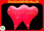 red led heart flashing badge Hot best valentines gifts for men OEM design