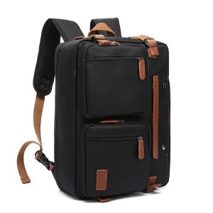 China 3 In 1 Travel Briefcase Laptop Backpack Black Color For Men Adult wholesale