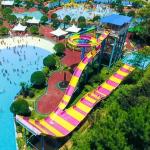 Fiberglass Boomerang Water Slide Adults Aqua Play Equipment For Water Playground