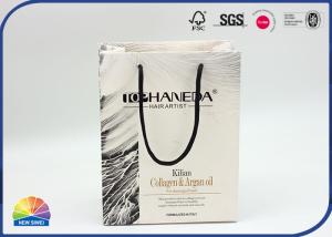 China 250gsm Customized Logo Coated Paper Gift Shopping Bags Matt Lamination wholesale