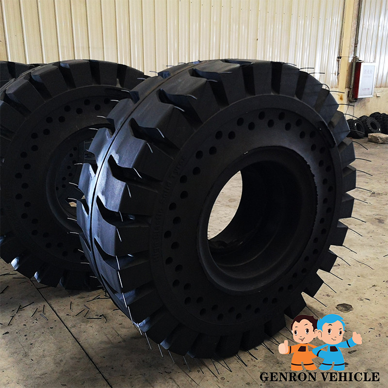 Wheels Tread Pattern Forklift Tires 5.00-8 Used In Road Roller For Mine Field