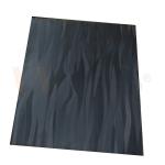Grass Pattern Etched Finished Titanium 0.3-3mm Black Brushed Stainless Steel