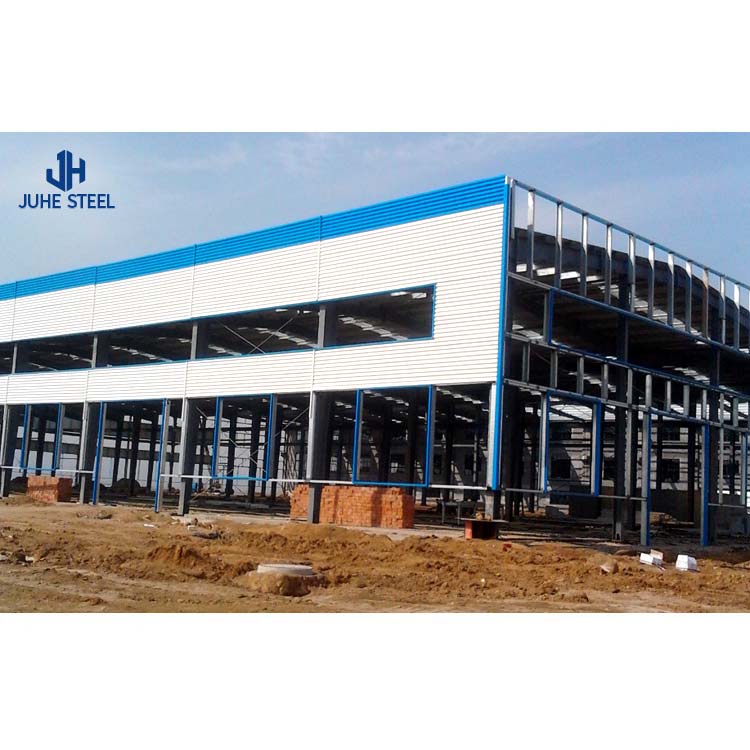 Prefabricated Cattle Farming Barn Cow Hangar Shed with Durable Steel Structure Bridge