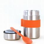 400ml Stainless Steel Vacuum Thermal Insulated Lunch Box Flask With Spoon