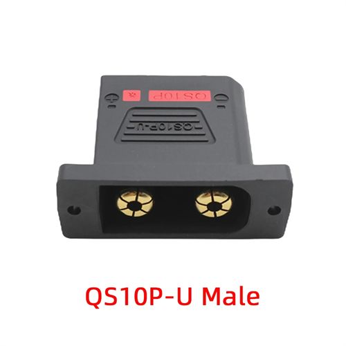 QS10P-U Anti Plug 210A Large Current Charging Connector Fixed Type Lock Adapter FR RC Lipo Battery