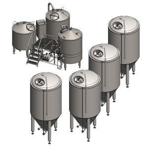 China Beer Brewing Equipment Simple/500L Beer Making Machines/800L Output Beer Machine/Birthday Party Beer Brewing Equipment wholesale