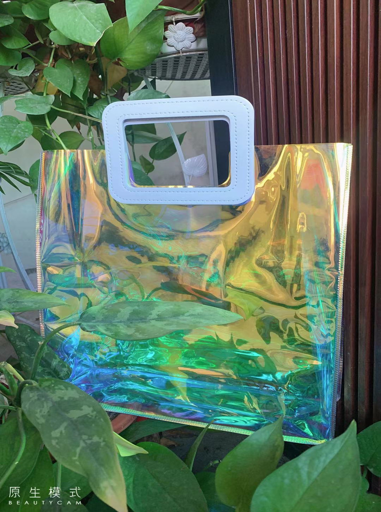 Magic color PVC bag gift shopping bags
