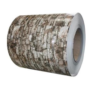 China Natural Color DX51D Z120 Color Coated Steel Coil Profiled Tile Suppliers and Manufacturers with Thickness 0.12-3mm wholesale