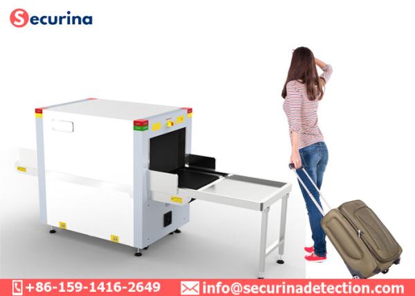 Dual Energy Powerful X Ray Inspection System Baggage Scanner 0.22m/s Conveyor