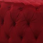 Red Round Ottoman Footstools Velvet Tufted Button Coffee Table With Different