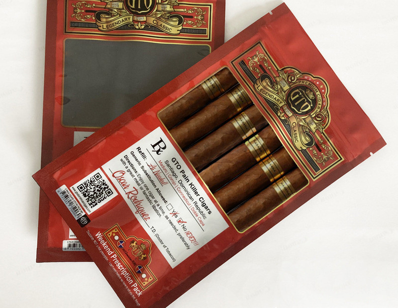 Customized Cigar Moisturizing Packaging Bag With Customized Logo