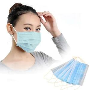 China Earloop Disposable Non Woven Face Mask 3 Ply Custom Printed Mask Anti Fog wholesale