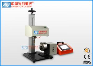 China High Speed Pneumatic Dot Peen Marking Machine with Rotary for Round Column wholesale