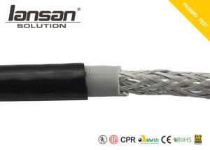 China HDPE 100Mzh SFTP Cat5e Lan Cable Double PVC PE Jacket Al Foil wholesale