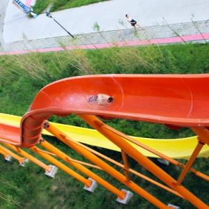 China International Standard Freefall Crazy Water Slides For Aqua Amusement Park wholesale