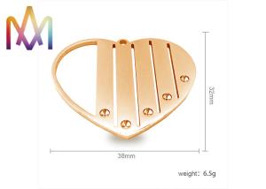 China 7.7g Fadeless Engravable Blank Heart Shape Pendant wholesale