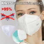 Outdoor Ffp2 Disposable Kn95 Protection Mask Easy Breathability
