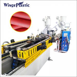 China PLC Control DWC Drainage Pipe Extrusion Line With Single Screw Extruder on sale