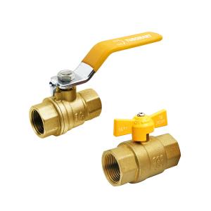 China High Quality NPT Brass Core Brass Body 1/4''- 2'' Water Valve Female Thread Brass Ball Valve For Water Control wholesale