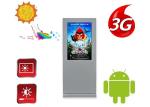 Anti Glare glass Outdoor LCD Advertising Display 42 Inch Touch Screen Monitor
