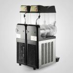 Double Tank Commercial Smoothie Machine 12L Ice Margarita Slush Dispenser for