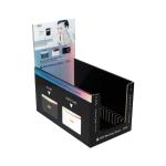 Matte Varnishing F Flute Corrugated Display Stand For Blister Pack
