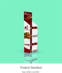 POS Paper Display Stand 4 Shelf Corrugated Display Rack For Sauce Foods