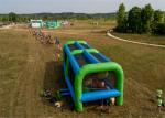 Customized Bouncer Slide Combo 0.55mm PVC Tarpaulin Material UV Resistant