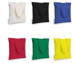 GiftExpress White Cotton Heavy Duty Canvas Shopping Bags Personalized