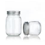 Factory Direct Selling Clear Food Glass Mason Jars Packaging Storage Round Glass