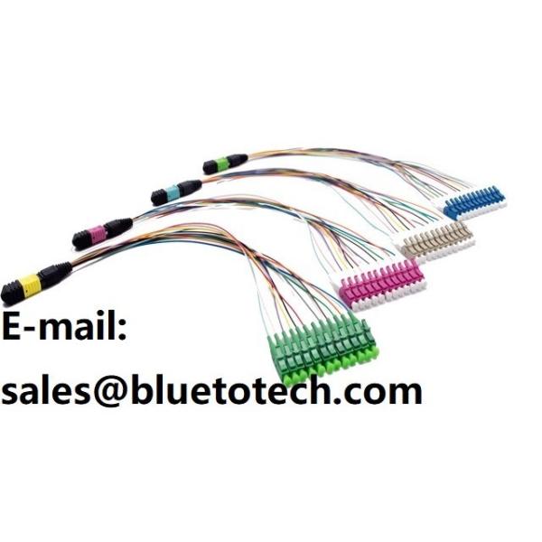 Data Center MPO MTP Fiber Optic Patch Cord Low Insertion 24 Cores MPO MTP Fiber Cable