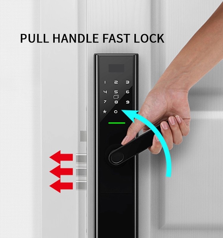 Wifi Smart 3d Semiconductor Fingerprint Zone Digital Door Lock